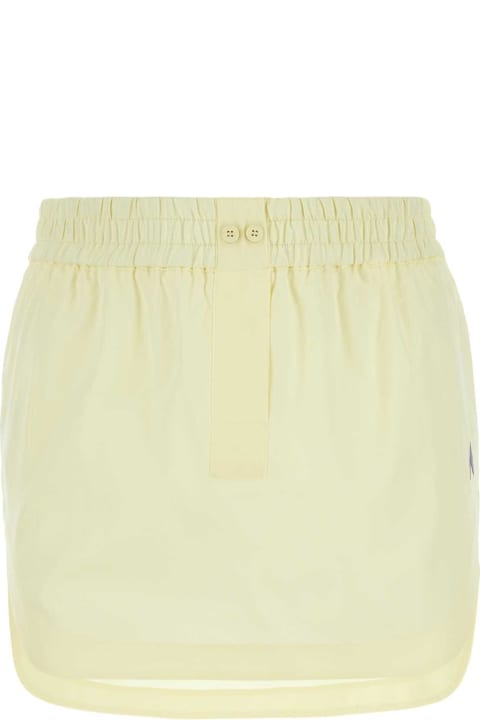 Hype Streetwear Sale for Women The Attico Cream Cotton Rooney Mini Skirt