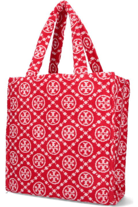 Homeware Tory Burch T Monogram Terry Tote Bag