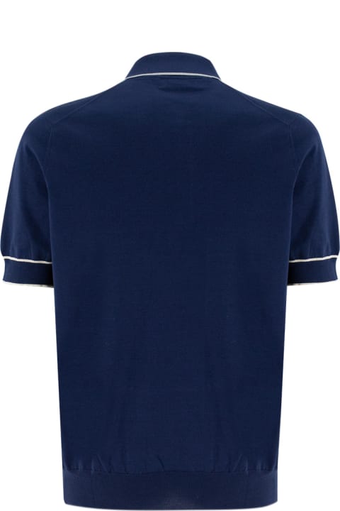 Brunello Cucinelli Clothing for Men Brunello Cucinelli Knitted Short-sleeved Polo Shirt