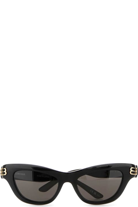 Eyewear for Women Balenciaga Black Acetate Casino Cat Sunglasses