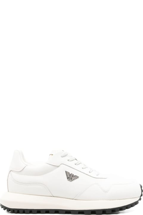 Emporio Armani Logo Nylon Sneakers