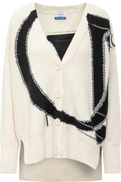 Clothing for Women Off-White Ow Maxi Cardigan