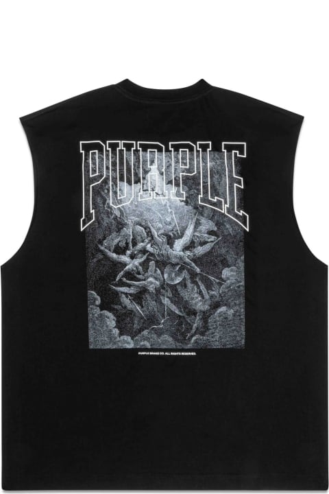 Purple Brand Topwear for Men Purple Brand Purple Brand T-shirts And Polos Black