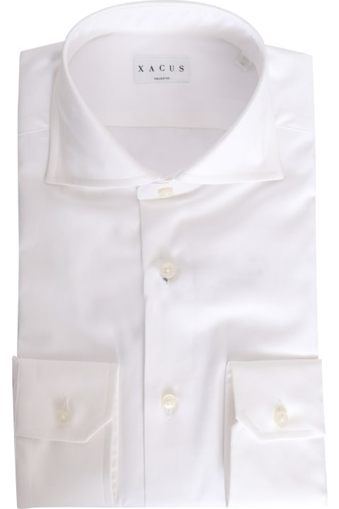 Xacus Shirts for Men Xacus White Shirt With Pockets