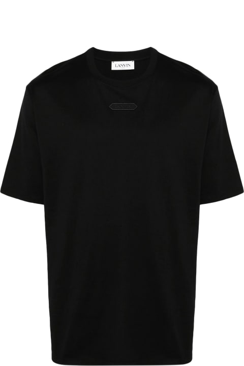 Clothing for Men Lanvin Lanvin T-shirts And Polos Black