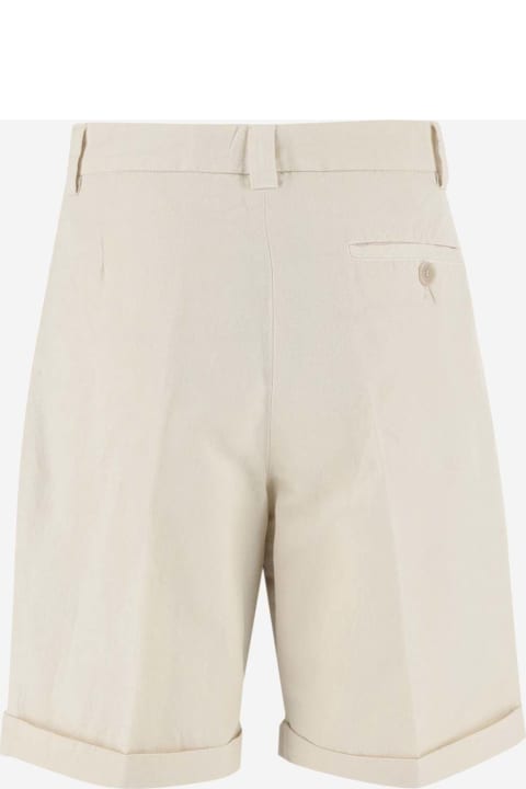Aspesi for Women Aspesi Cotton And Linen Short Pants