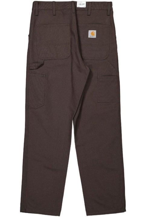 Carhartt Pants for Men Carhartt Single Knee Logo Patch Straight-leg Trousers