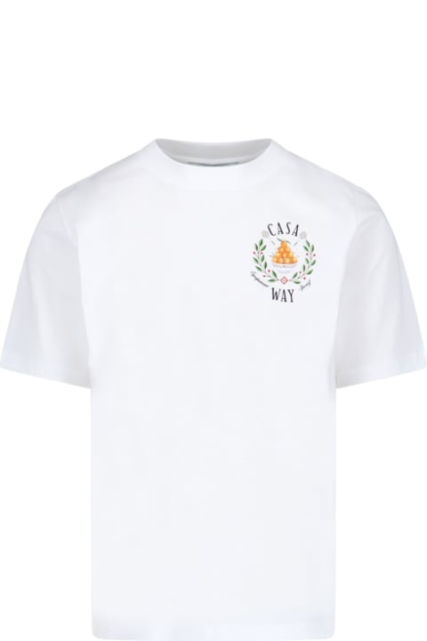 Fashion for Men Casablanca 'casa Way' Embroidery T-shirt