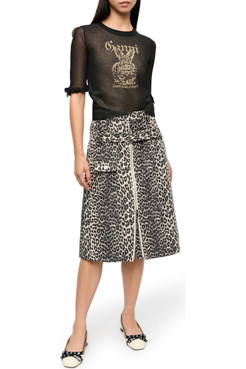 Homeware Ganni Sheer Jacquard Top