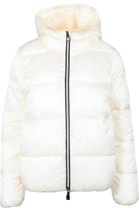 Suns Boards Coats & Jackets for Women Suns Boards Women's White Padded Jacket