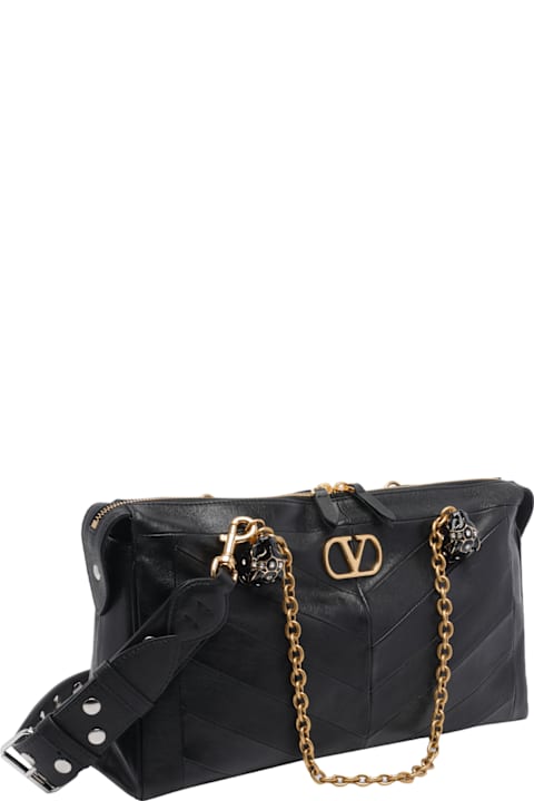 Homeware Valentino Garavani Medium Valentino Garavani Panthea Chevron Motif Shoulder Bag