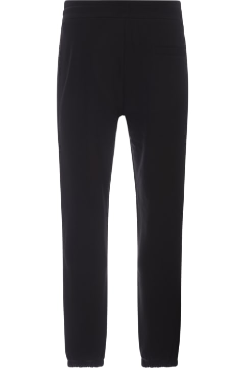 Moncler for Men Moncler Black Track Trousers With Embossed Logo