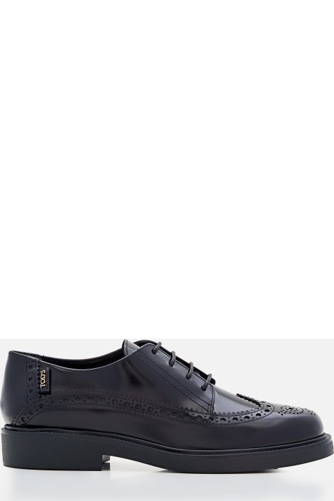 Tod's Leather Laced-up Shoes | italist Tod's Leather Laced-up Shoes | italist