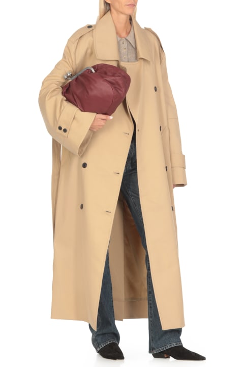 Khaite Coats & Jackets for Women Khaite Cotton Double Breasted Coat