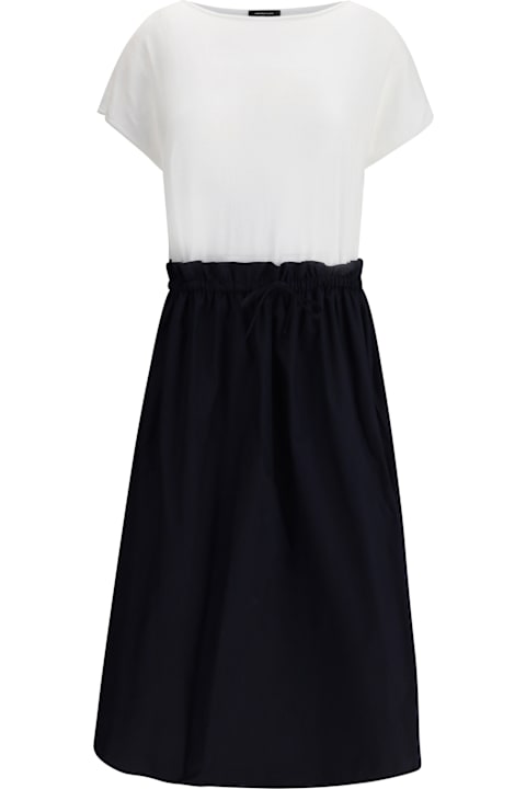 Fabiana Filippi فساتين لـ السيدات Fabiana Filippi Long Dress With Appliqué Skirt