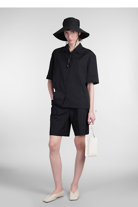 Jil Sander for Women Jil Sander Shirt 164 Shirt In Black Cotton