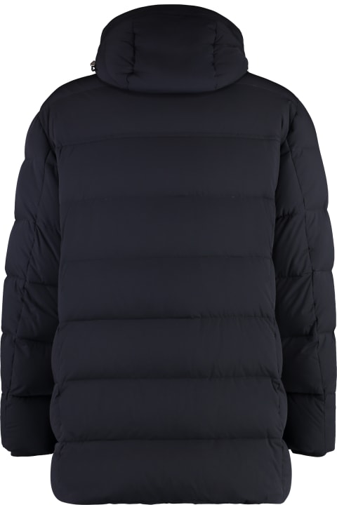 Moorer لـ Men Moorer Gorner Hooded Techno Fabric Down Jacket