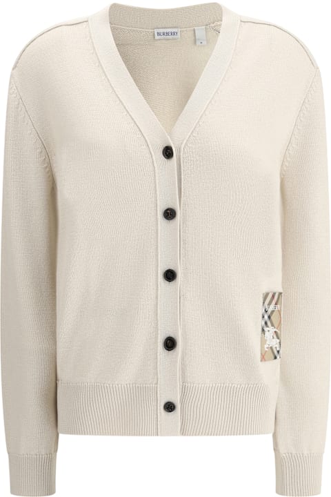 Burberry سترات لـ السيدات Burberry Cardigan