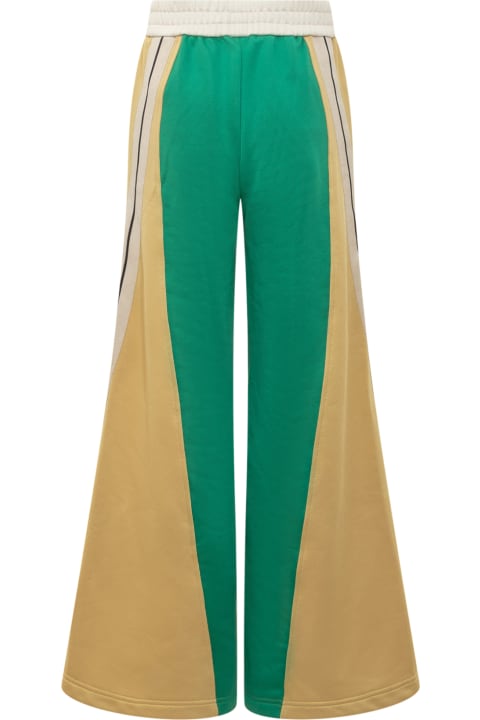 Palm Angels for Women Palm Angels Monogram Cb Wide Track Trousers