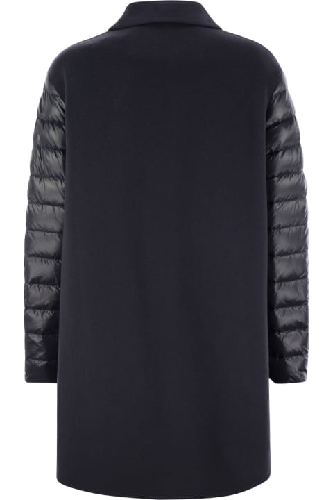 Homeware Herno Coat With Down Sleeves
