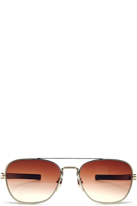 Matsuda Eyewear for Women Matsuda M3115 - Brushed Gold / Black Sunglasses
