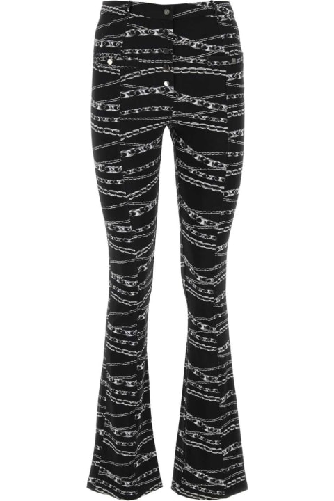 Paco Rabanne for Women Paco Rabanne Printed Stretch Viscose Pant