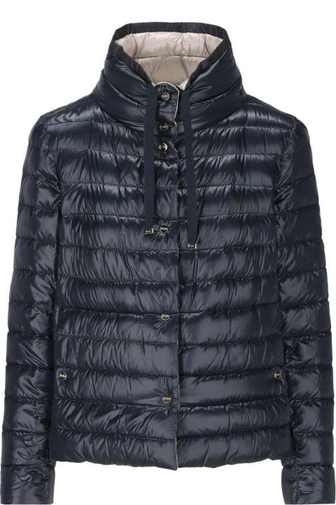 Herno for Women Herno Funnel Neck Reversible Puffer Jacket
