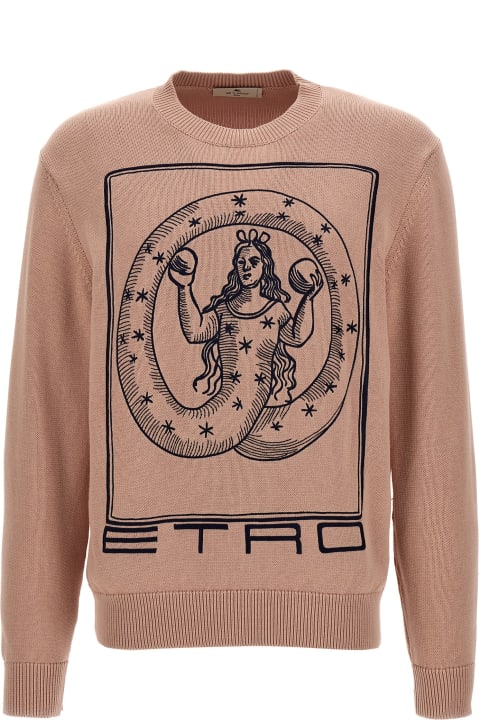 Etro for Men Etro Logo Embroidery Sweater