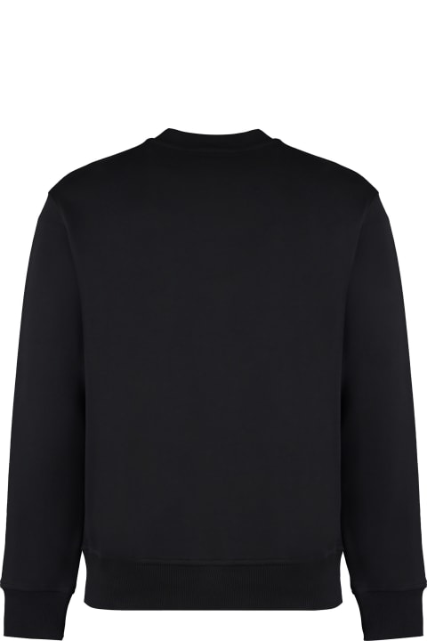Fleeces & Tracksuits for Men Versace Jeans Couture Cotton Crew-neck Sweatshirt