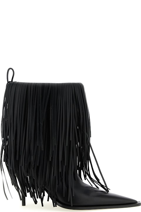 Balenciaga 'avenue Fringe' Ankle Boots