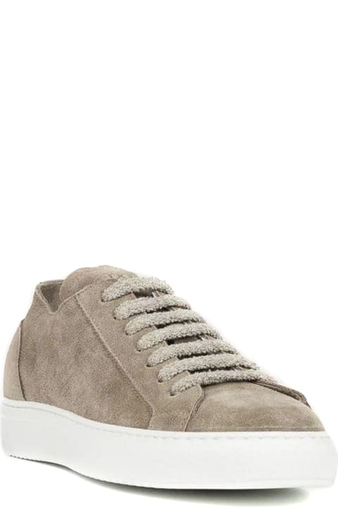 Fashion for Men Doucal's Beige Suede Sneakers