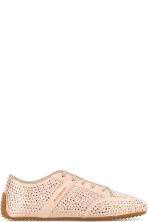 Givenchy Powder Pink Satin Sneakers