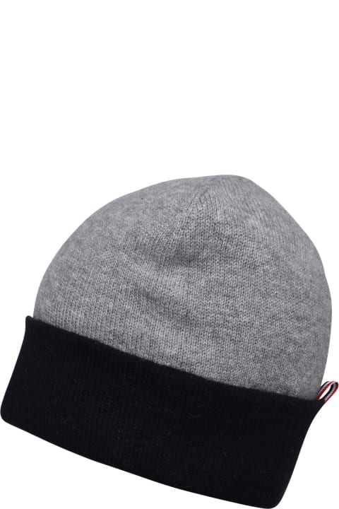 Thom Browne Hats for Men Thom Browne Multicolored Wool Beanie