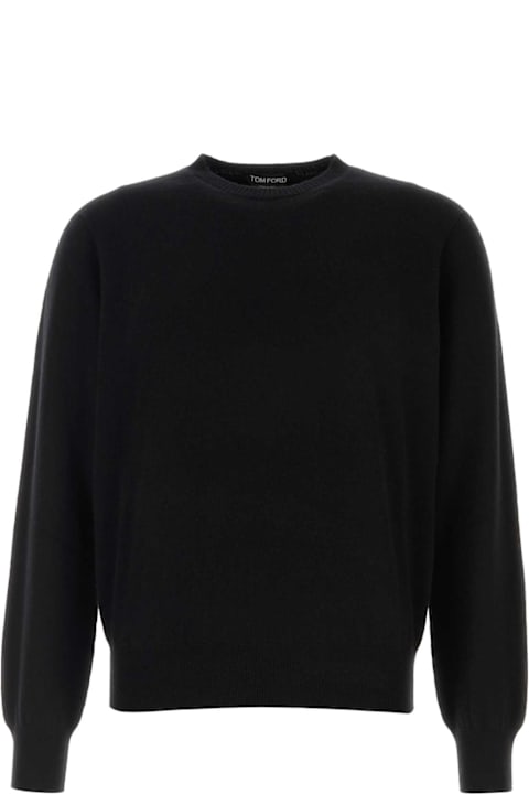 Tシャツ・カットソー SALVATORE FERRAGAMO Slate Cashmere Blend Sweater Salvatore Ferragamo Slate Cashmere Blend Sweater | Balardi