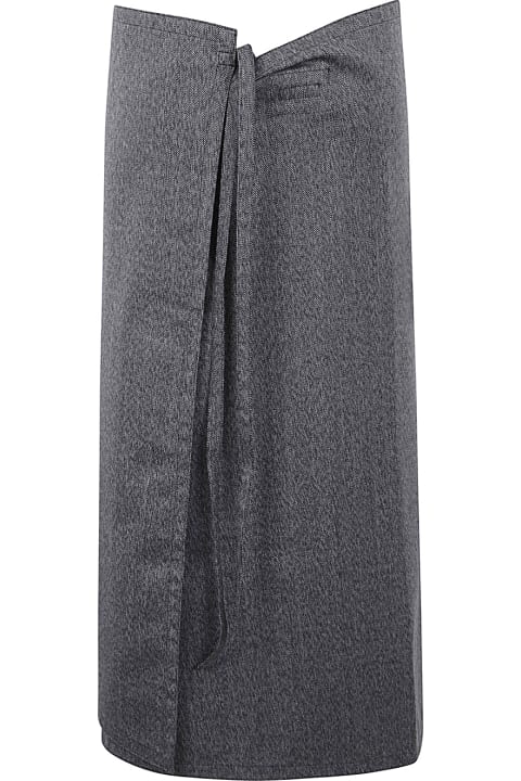 الملابس لـ السيدات Sofie d'Hoore Long Padded Wrap Skirt