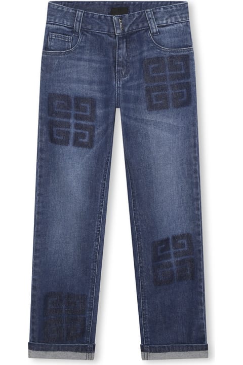 Givenchy Boys' 4G Logo Slim Fit Jeans