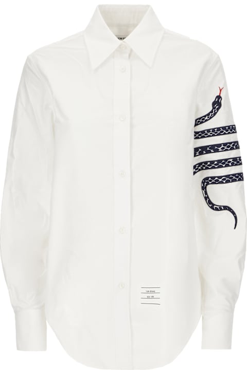 Thom Browne for Women Thom Browne White Oxford Shirt