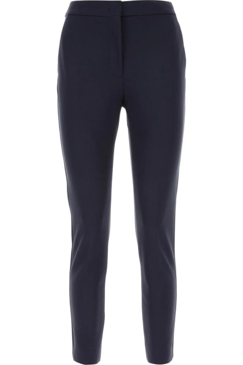 Homeware Max Mara Midnight Blue Stretch Viscose Blend Pegno Pant