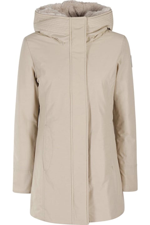 أدوات منزلية Woolrich Logo-patch Zip-up Padded Coat