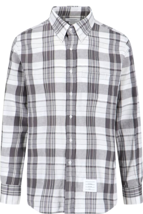 Thom Browne Shirts for Men Thom Browne Checked Shirt