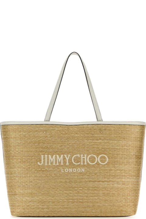 Jimmy Choo for Women Jimmy Choo Raffia Marli/s Shopping Bag