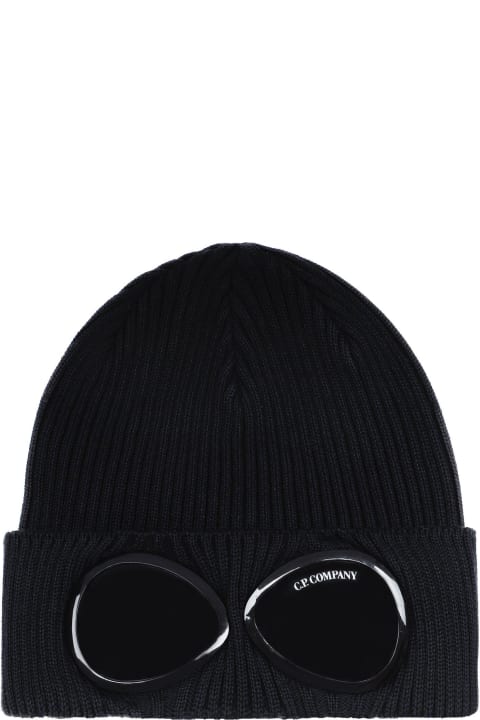 C.P. Company Hats for Men C.P. Company Goggle Turn-up Brim Beanie