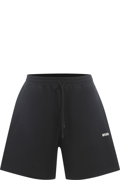 MSGM Pants for Women MSGM Shorts Msgm In Cotone