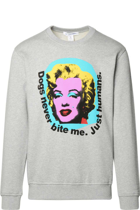 Fashion for Men Comme des Garçons Shirt 'marilyn Monroe' Grey Cotton Sweatshirt