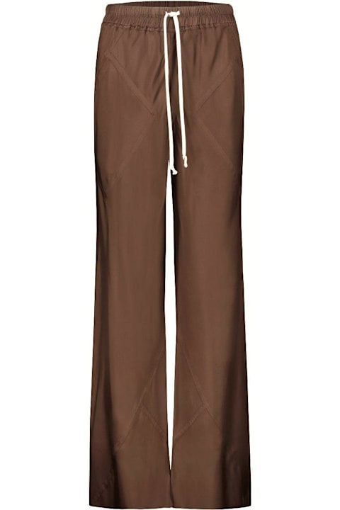 Rick Owens Pants & Shorts for Women Rick Owens Bias Wide-leg Drawstring Trousers