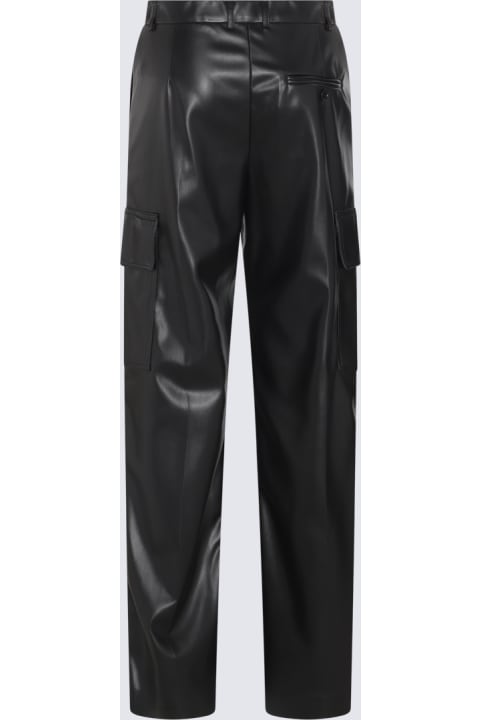 ウィメンズ新着アイテム Stella McCartney Black Faux Leather Pants