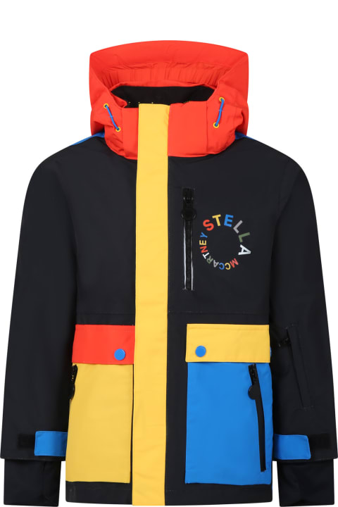 Stella McCartney Kids Stella McCartney Kids Multicolor Down Jacket For Kids