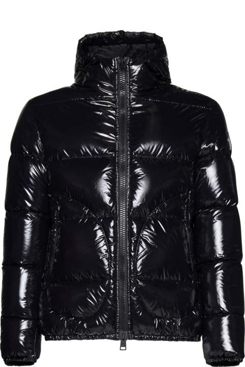 Herno Coats & Jackets for Men Herno Glossy Black Down Jacket