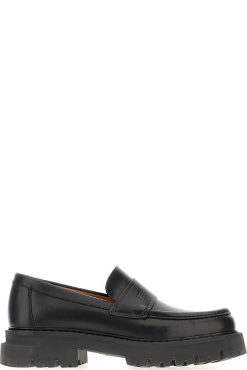 Ferragamo Loafers & Boat Shoes for Men Ferragamo Black Leather Loafers