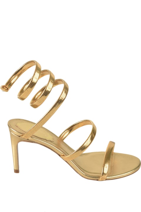 Fashion for Women René Caovilla Metallic Twisted Strap Sandals